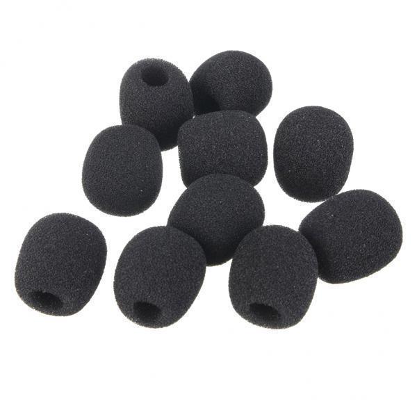 3-7pack 10Pcs Small Foam Covers Windscreen Windshield for Microphone 18mm x 8mm