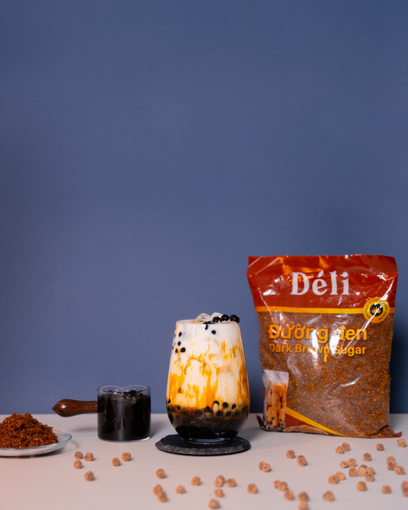 Trân Châu Đen, Làm Trà Sữa Trân Châu Dai Dai Thơm Caramel - Hàng Chính Hãng - 1kg