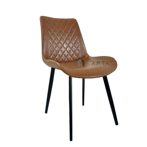 Bộ bàn tiếp khách chân trụ mặt đá 2 ghế nhập khẩu SL TE1536-06E / LUX 39A-P Nội thất Capta