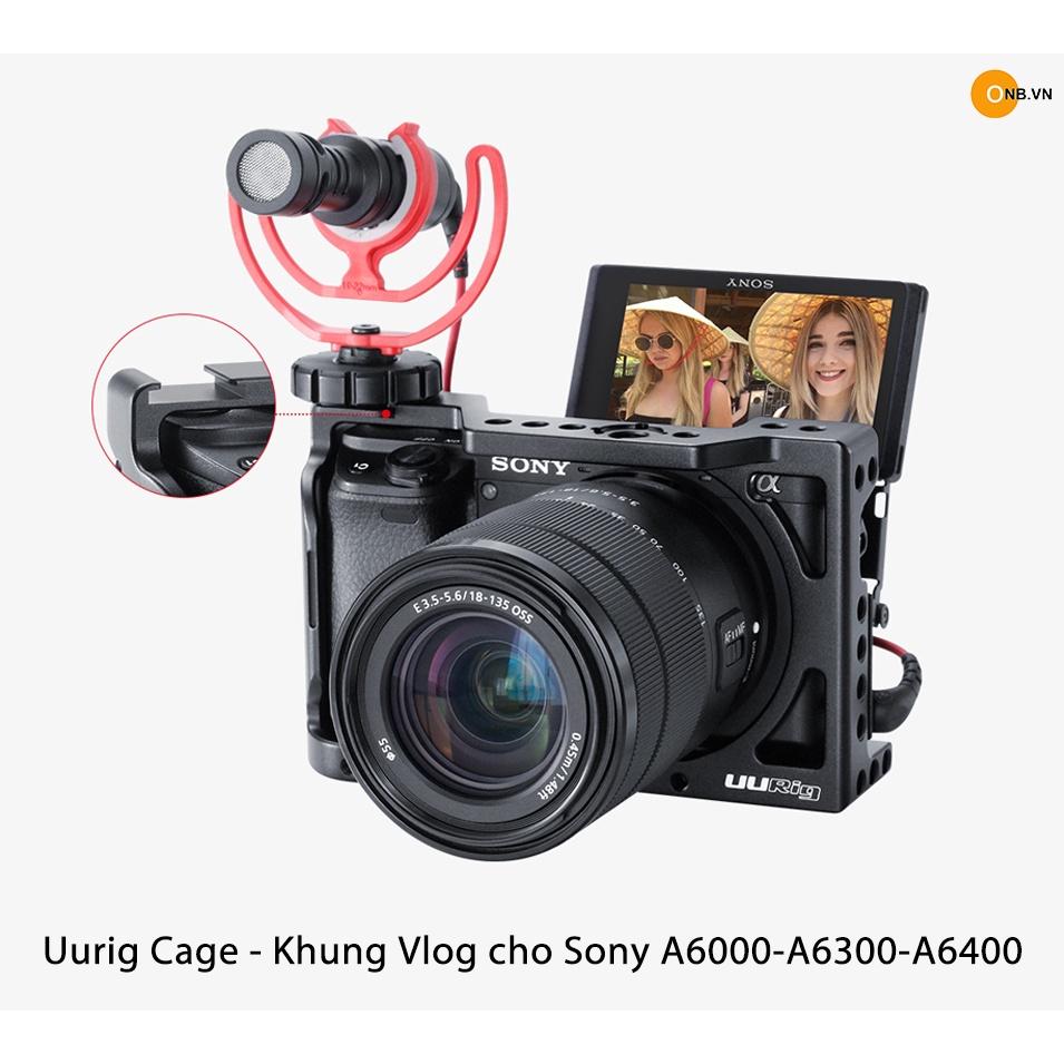 Uurig Cage for Sony Alpha A6400 A6300 A6000 - Khung bảo vệ máy Uurig dành cho Sony Alpha A6400 A6300 A6000 - Hàng Chính Hãng