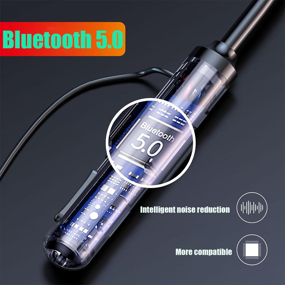 100 Giờ Phát Nhạc Không Dây Bluetooth Từ Thể Thao Chạy Bộ Tai Nghe IPX5 Chống Nước Thể Thao Tai Nghe Nhét Tai Giảm Tiếng Ồn