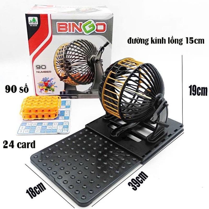 BỘ ĐỒ CHƠI BINGO LOTO 90 SỐ ( LỚN )