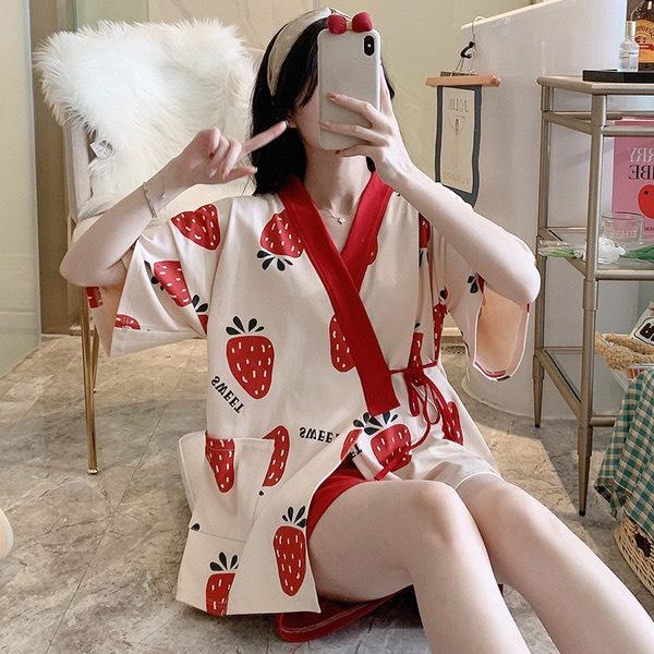 Bộ đồ - Đồ bộ bầu sau sinh cộc tay PIJAMA NHẬT BẢN chất thun sữa hoạt tiết dễ thương BĐ858