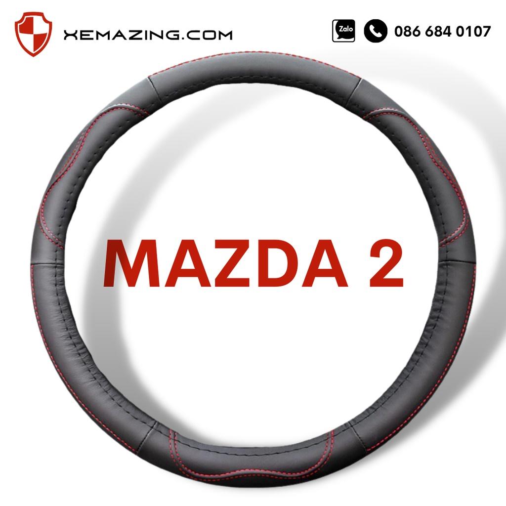 Bọc Vô Lăng ô tô MAZDA 2 | Bọc Volang XEMAZING cao cấp