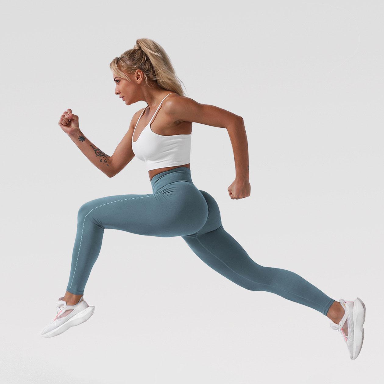 2020 Co Giãn Tập Gym Quần Không Đường May Quần Legging Làn Gió Nhẹ Quần Tập Yoga Cao Cấp Thể Thao Tập Gym Quần Legging Chạy Quần Nữ