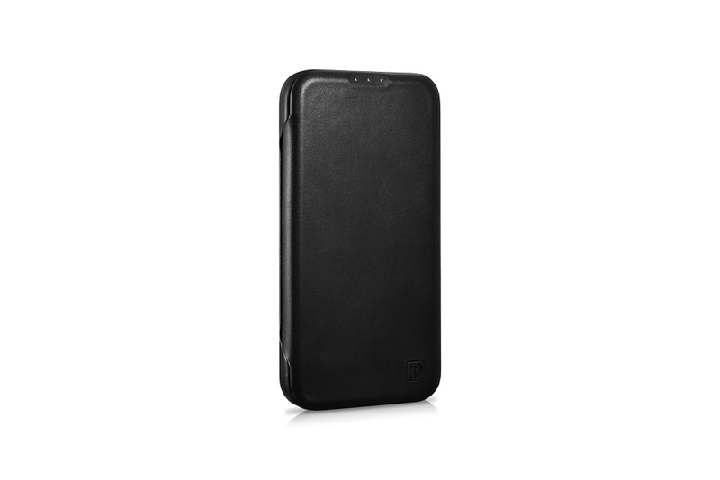 Bao da iCarer hỗ trợ sạc không dây dành cho iPhone 14 / iPhone 14 Plus Curved Edge Real Leather - Hàng nhập khẩu
