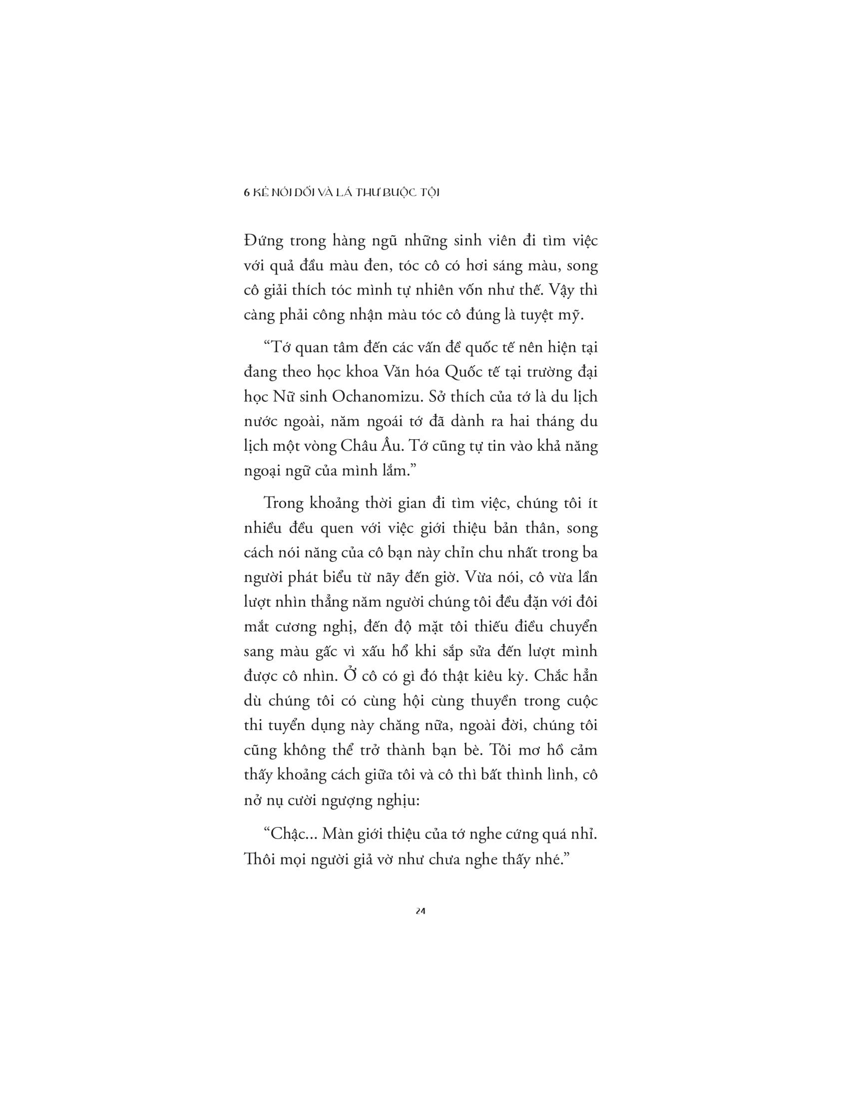 Sách - 6 Kẻ Nói Dối Và Lá Thư Buộc Tội