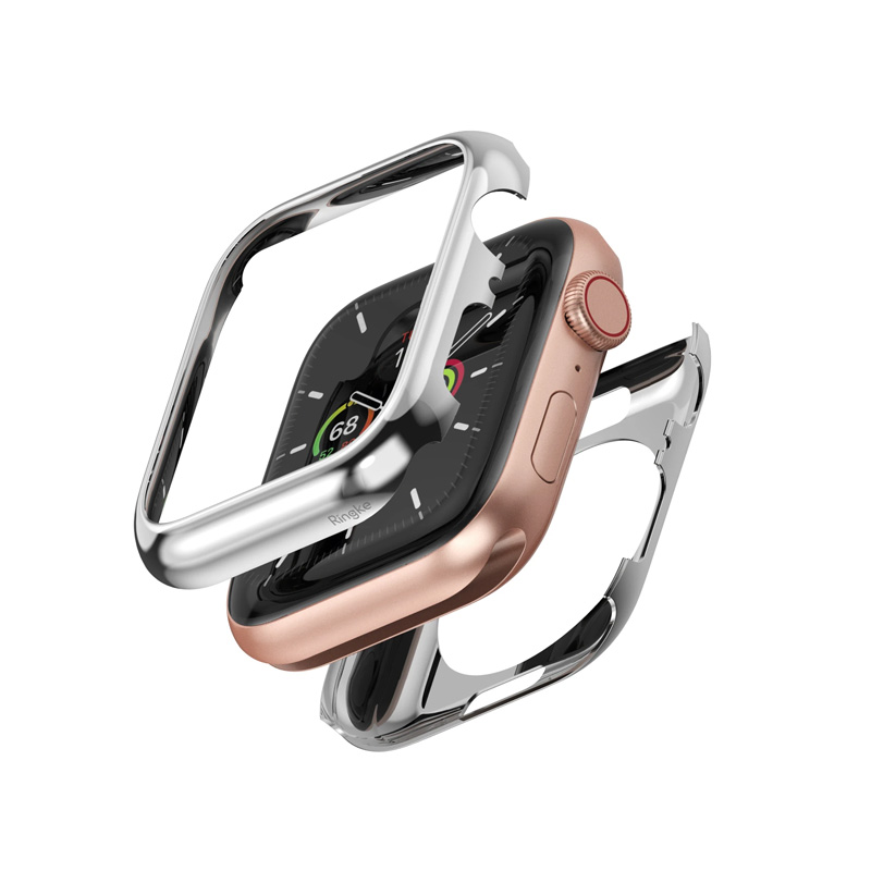 Ốp dành cho Apple Watch 8/7/6/SE/5/4 44mm RINGKE Full Frame Stylings Stainless - Hàng Chính Hãng