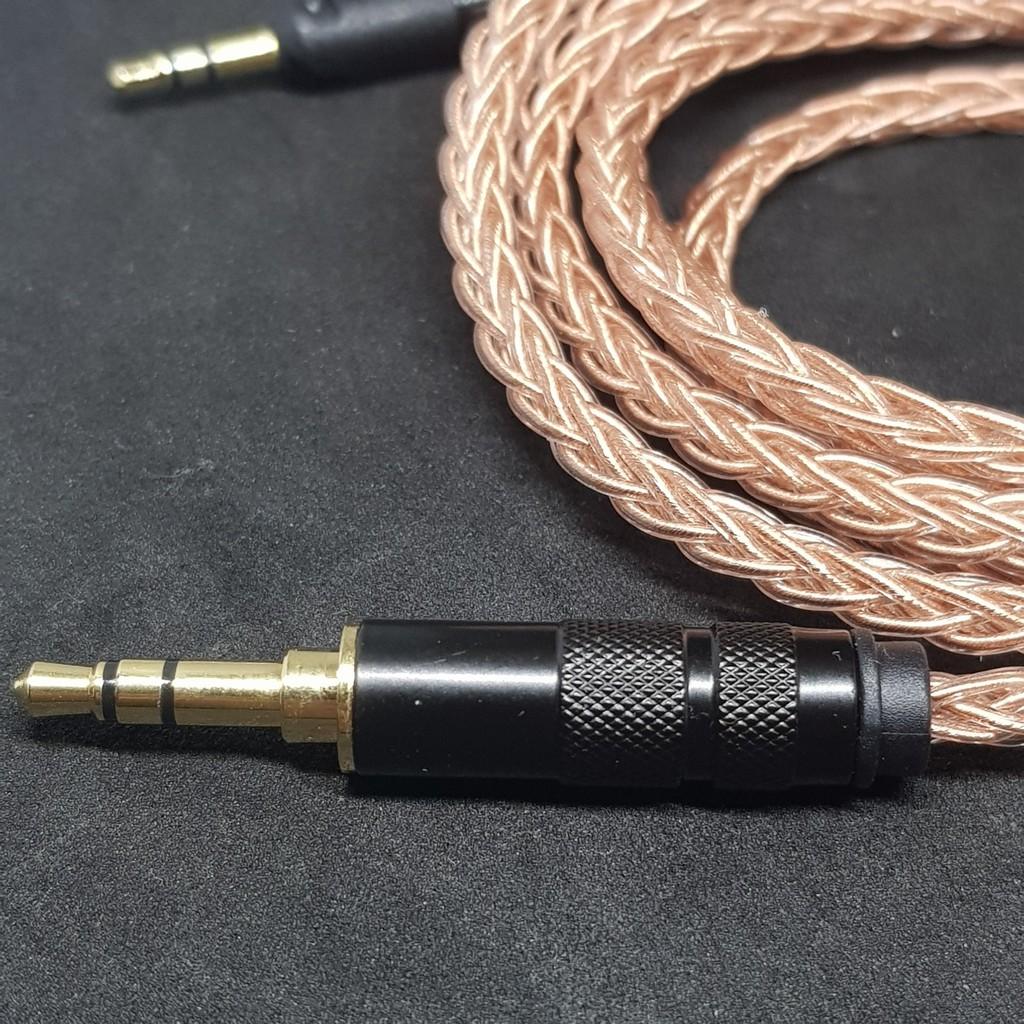 Dây cáp tai nghe đồng OFC OD 1.0mm - HD598