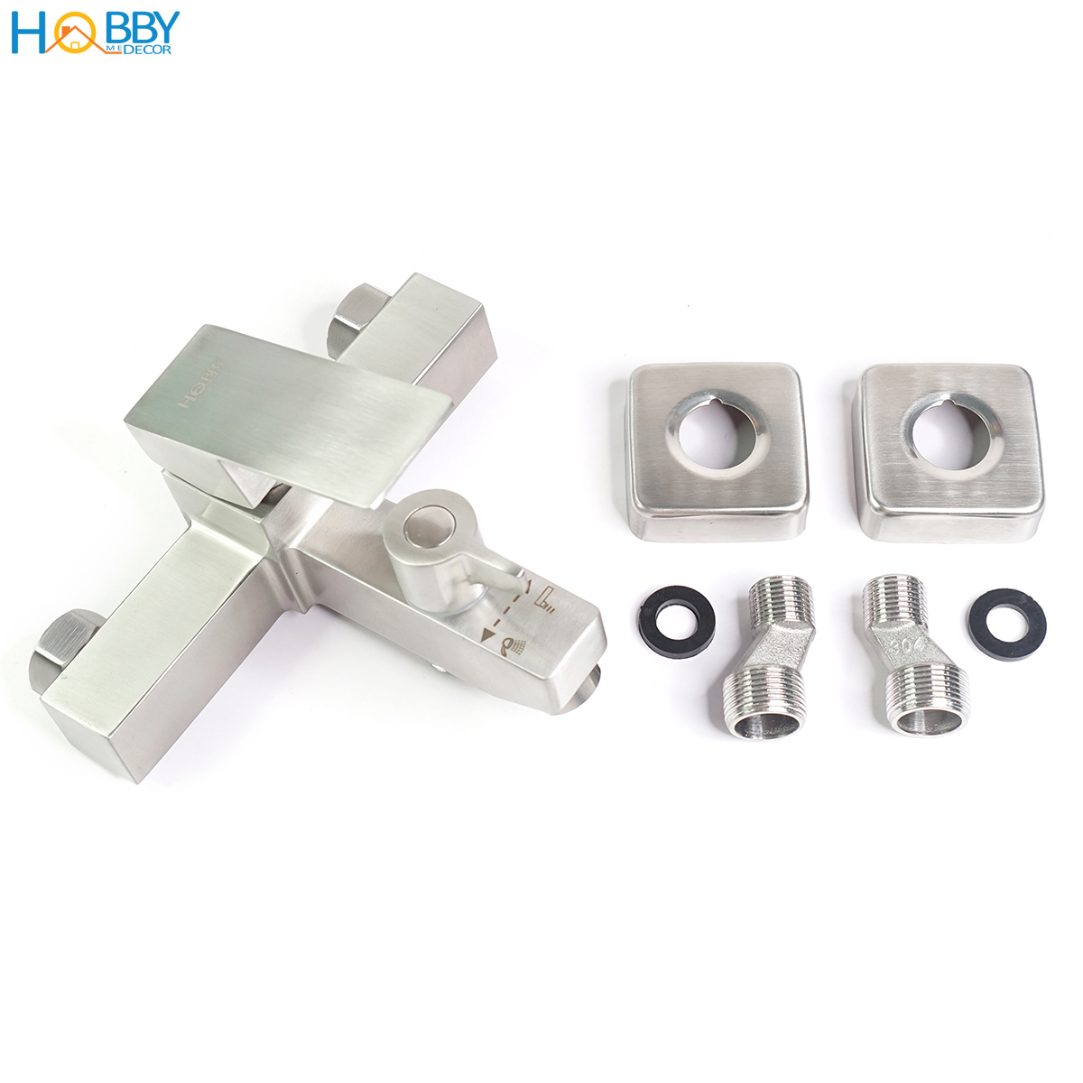 Củ sen gật gù nóng lạnh inox 304 tay gạt ngang Hobby Home Decor CSNL3