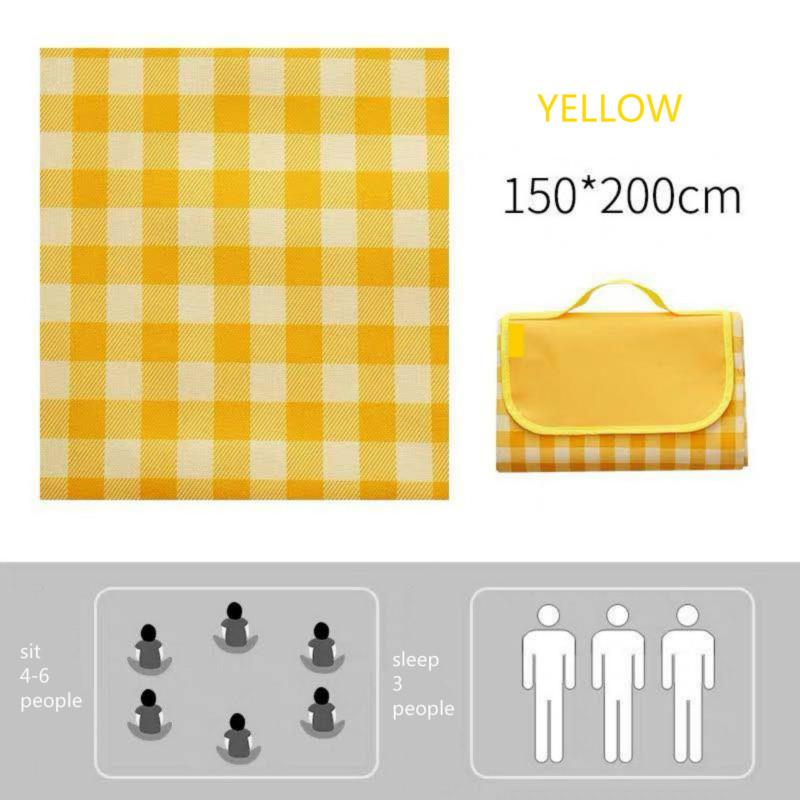 Gấp Gọn Thảm Picnic Ngoài Trời Họ Trẻ Em Cắm Trại Chống Nước Nhiều Người Chơi Đi Biển Chống Ẩm Di Động Đi Bộ Đường Dài Đi Biển BBQ Miếng Lót Chăn