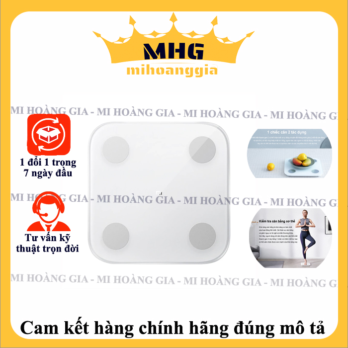 Cân thông minh Xiaomi Mi Body Composition Scale 2 - Hàng Chính Hãng