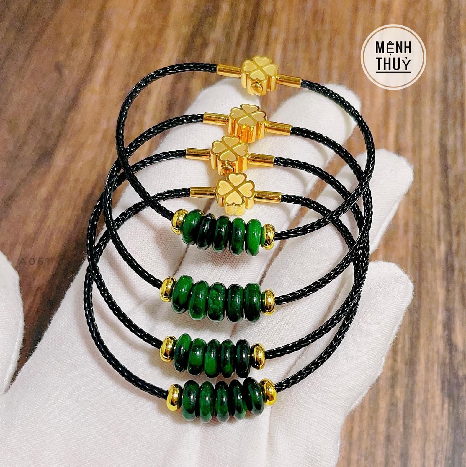 Vòng tay phong thuỷ mix đá đồng điếu cho các mệnh MS016a