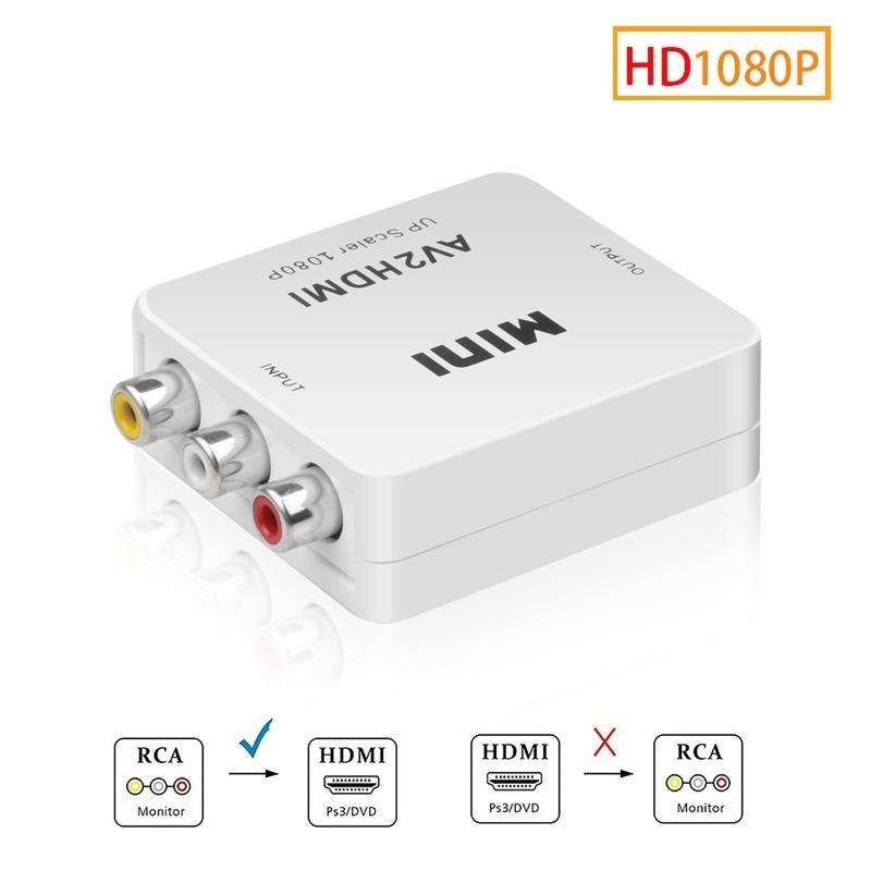 Đầu Chuyển Đổi Cổng HD 1080P Sang Cổng RCA AV Sang HDMI CVBS Tiện Dụng