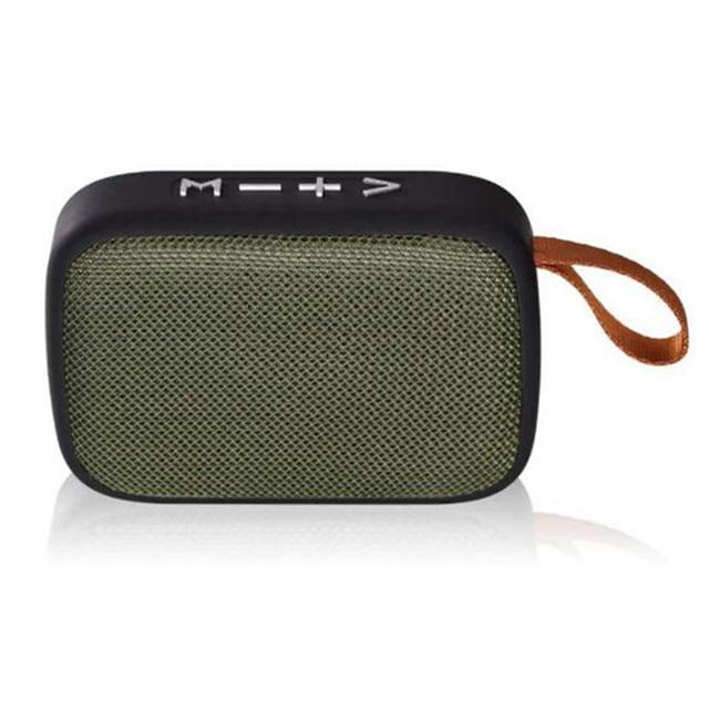 Loa không dây Mini Loa kết nối Bluetooth Portable Outdoor Audio Stereo Hỗ trợ với TF Card INSERTIO Màu sắc: Màu xanh lá cây