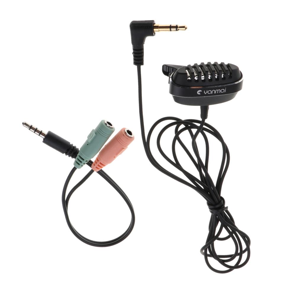 Lavalier Microphone Professional Omnidirectional Mic for video Lectures