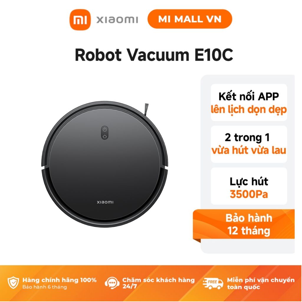 Robot Hút Bụi Lau Nhà Xiaomi Robot Vacuum E10C EU – Hàng Chính Hãng