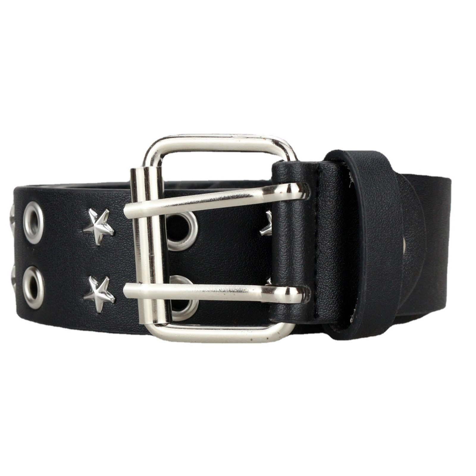 Women Men Punk Belt  Grommet Gothic Decorative Belt Jeans Waist Belt
