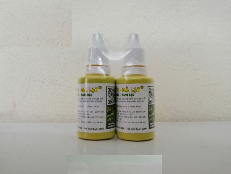 2 LỌ DUNG DỊCH SÁT KHUẨN NANO BẠC HÙNG NGUYỄN LỌ 20ML