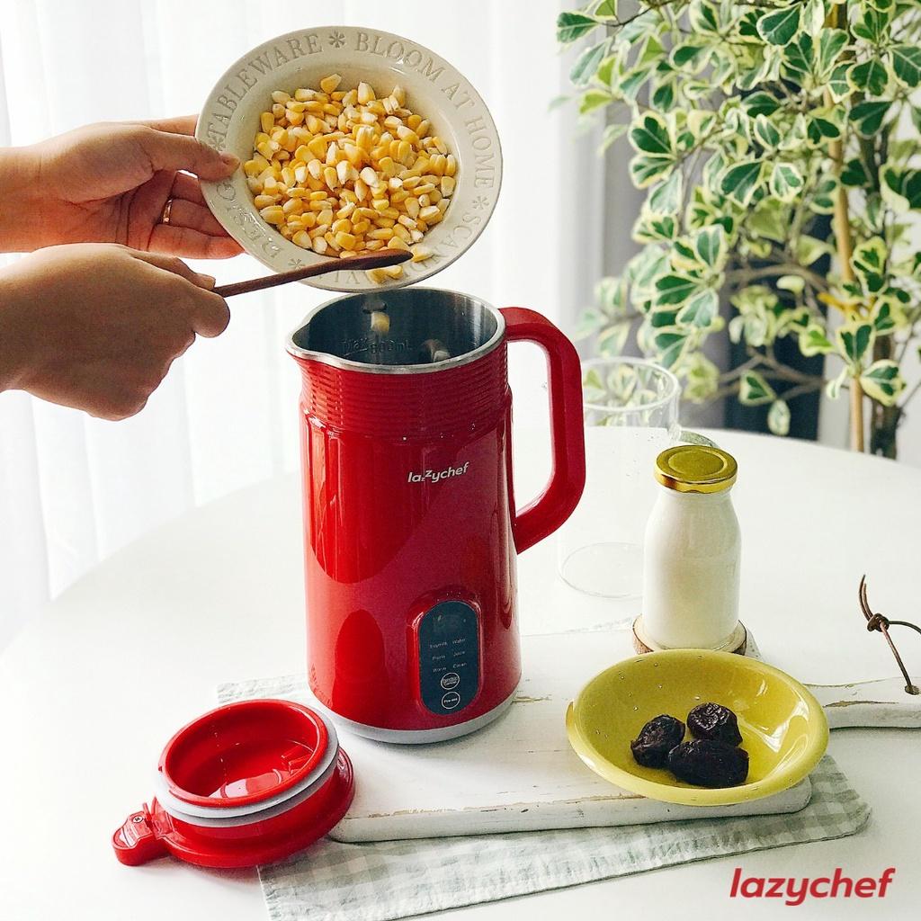 Máy Xay Sinh Tố Đa Năng Lazychef 5in1- Làm Smoothie, Soup Bột Mịn, Sữa Ngô, Bình Đun Nước Công Nghệ Đức – Hàng Chính Hãng