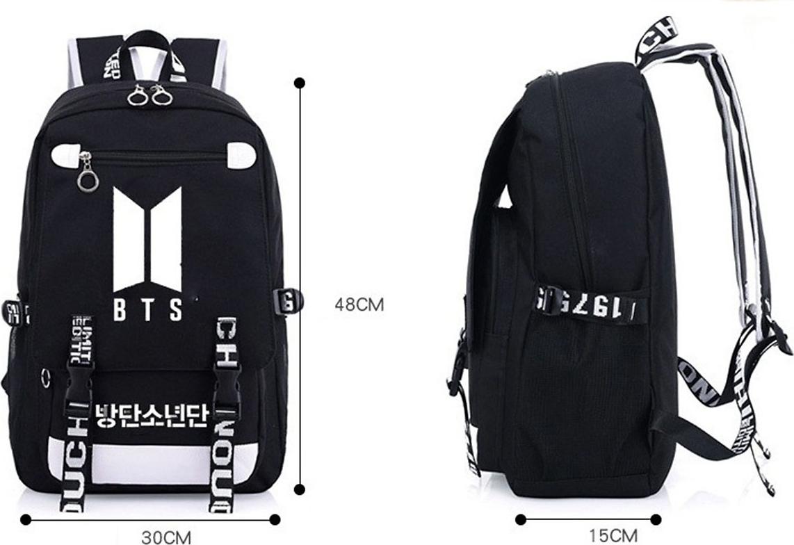 Balo vải BTS idol đi học