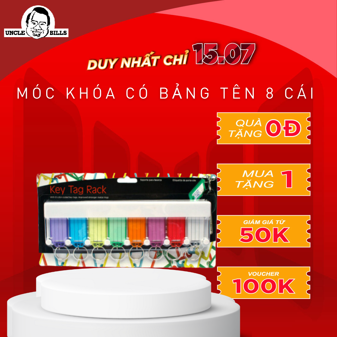 Móc khoá bảng tên  Uncle Bills AL0016
