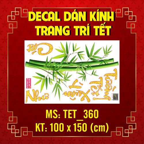 DECAL TRANG TRÍ TẾT NGUYÊN ĐÁN 2022 COMBO SỐ 2