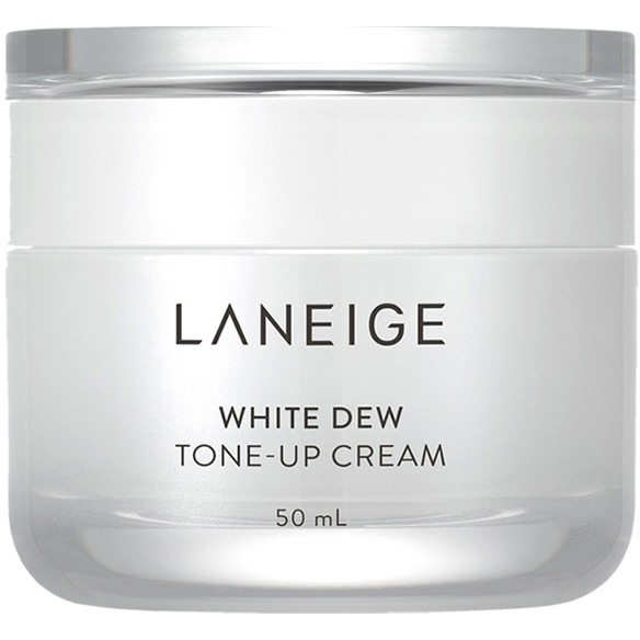 Bộ Kem dưỡng nâng tông da trắng hồng tự nhiên Laneige White Dew Tone Up Cream 50ml + tặng Bộ dưỡng trắng làm sáng da White Dew Trial Kit