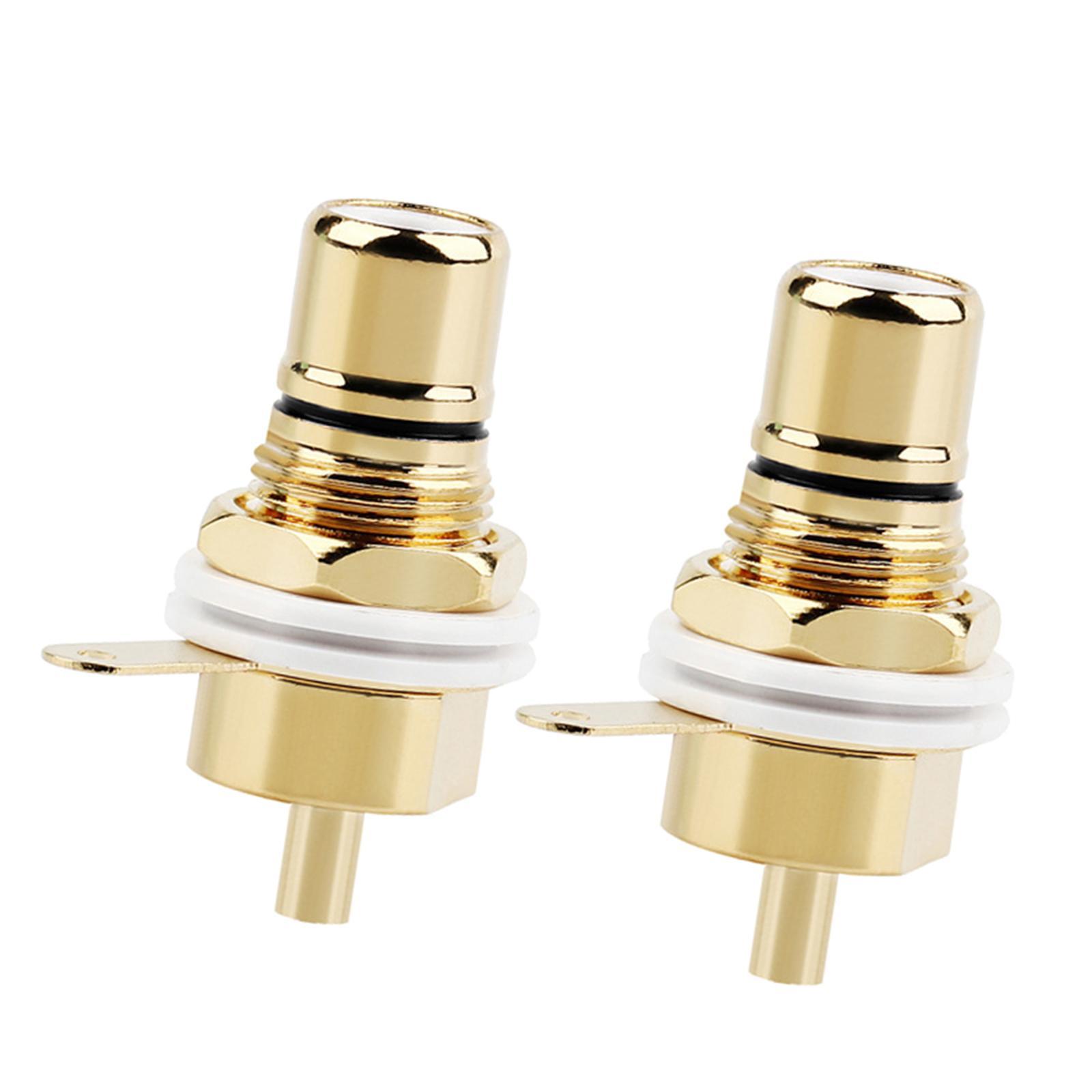 2Pcs 1 Female Socket Connectors Terminal Easy to Install for Computer