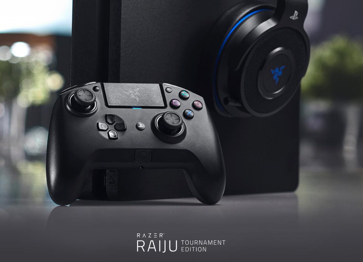 Tay cầm chơi game Razer Raiju Tournament Edition-Wireless and Wired Gaming Controller for PS4_RZ06-02610100-R3A1- HÀNG CHÍNH HÃNG