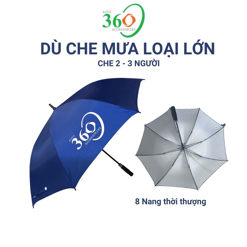 Dù Che Nắng, Dù Che Mưa Loại Lớn, 8 Nan, Làm Bằng Nhựa Poly Không Rỉ Sét, Dùng Cho Ô Tô, Gia Đình Và Sự Kiện