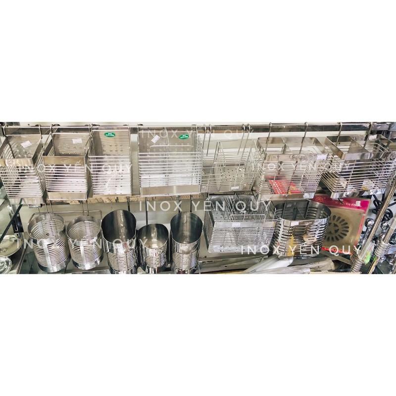 Ống đựng đũa đôi inox 304
