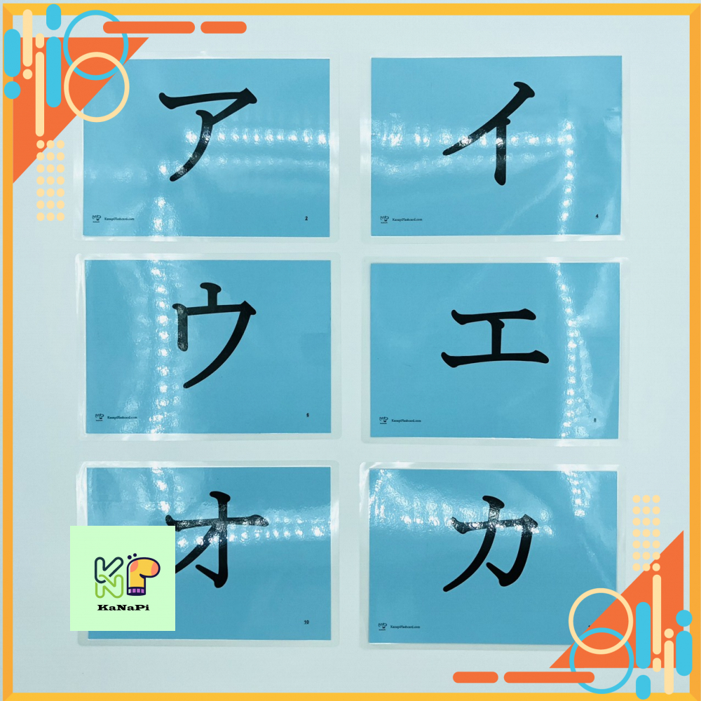 CARD DẠY VÀ HỌC CHỮ CÁI HIRAGANA, KATAKANA