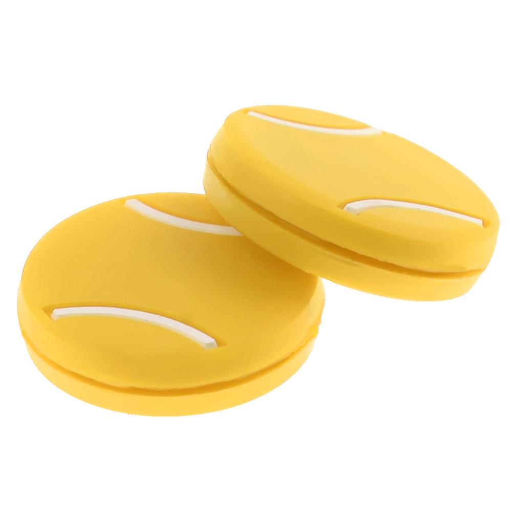 2 Pieces Tennis/Squash Racket Vibration Dampeners Shock Absorber Shockproof Damper