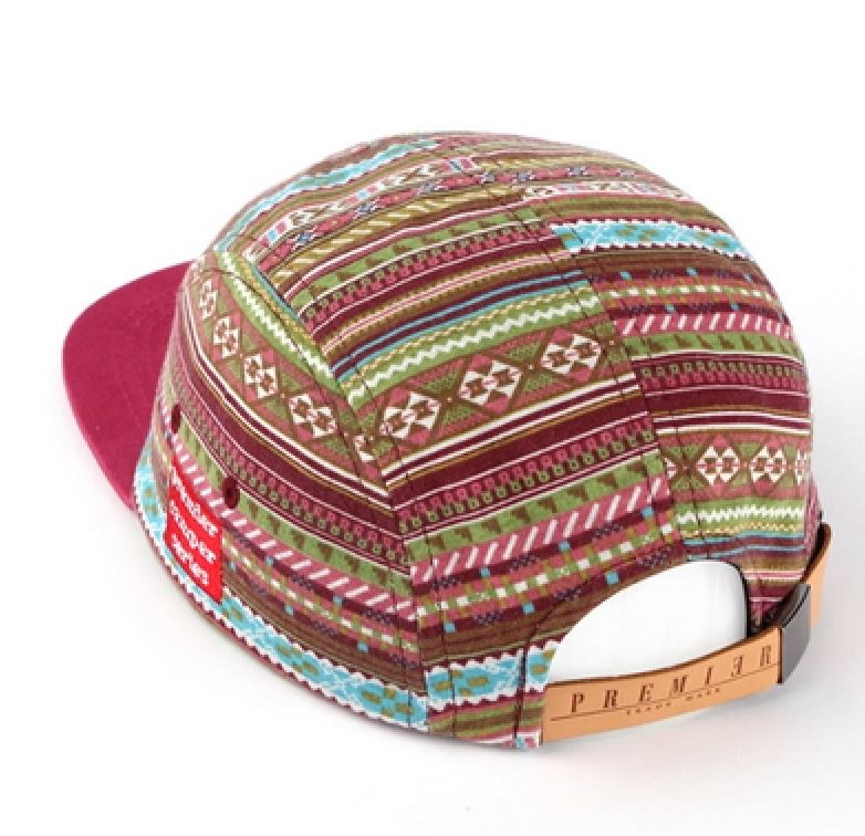 PREMI3R Nón Snapback Nón Hiphop INDIAN WINE VISOR màu đỏ rượu Mũ lưỡi trai phong cách hàn quốc nón thương hiệu chính hãng