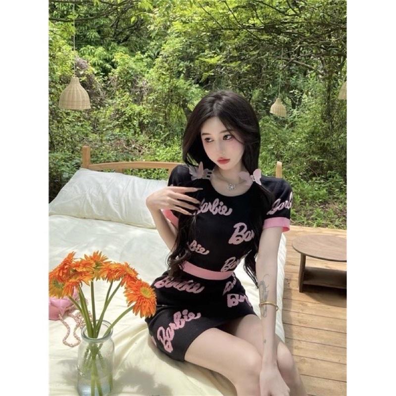 Set váy body len dệt kim BABIE hot hit cho nữ hàng QC