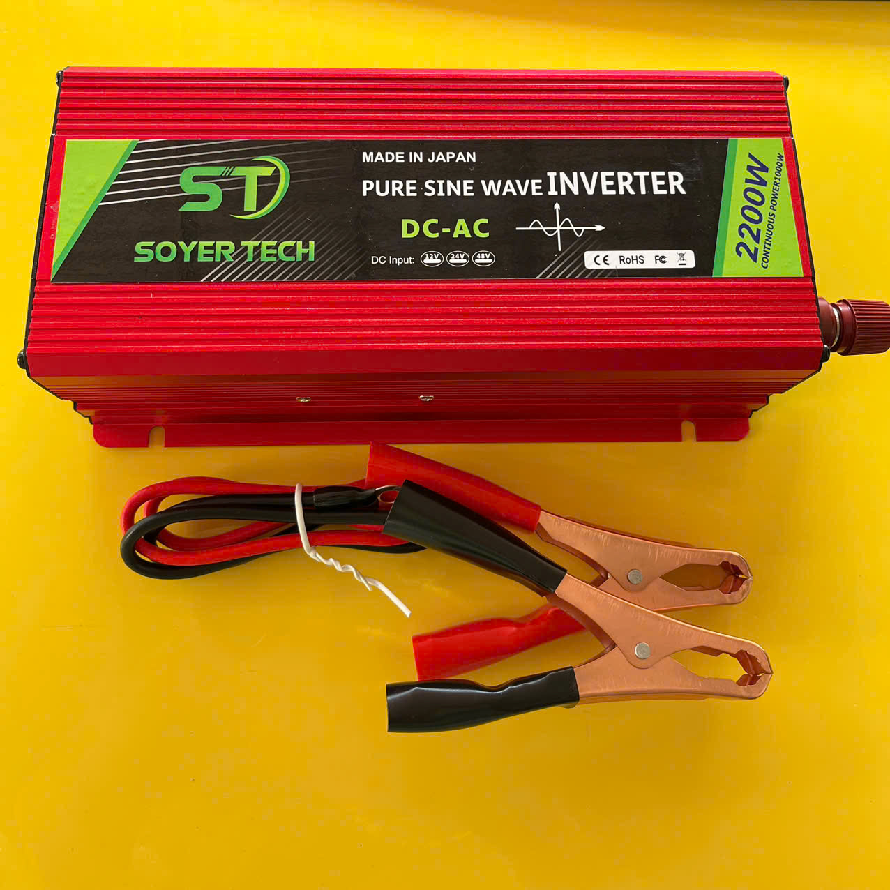 Kích Điện 12v-24V Lên 220V Công Suất 2200W Sin Chuẩn – Hàng Nhật Bền Bỉ, Ổn Định