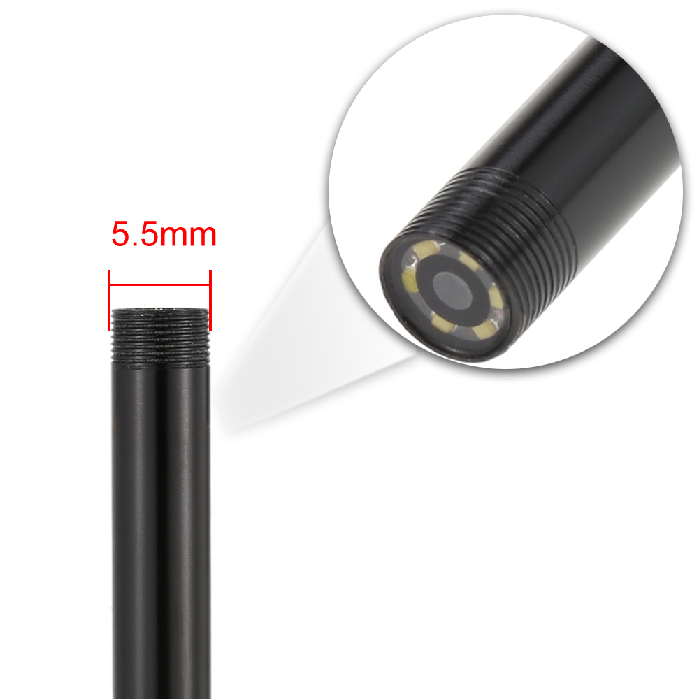 Ống Nội Soi Kỹ Thuật Số USB 5.5mm 1.5m Với 6 Đèn LED Có Thể Điều Chỉnh Cho AnDroid