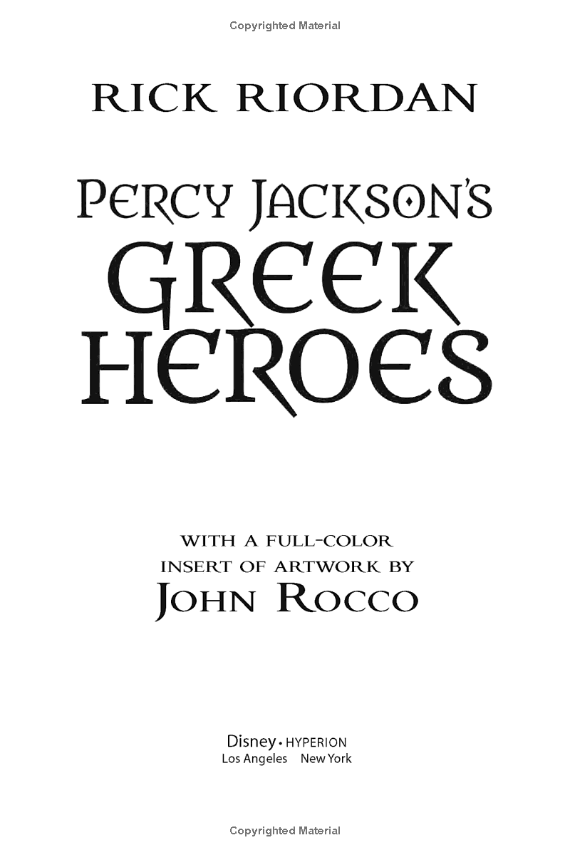 Sách ngoại văn: Percy Jackson's Greek Heroes