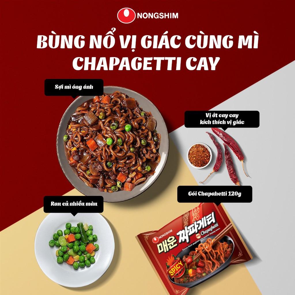 Mì Tương Đen Nongshim Cay Chapagetti Sachun 137g - Hàn Quốc