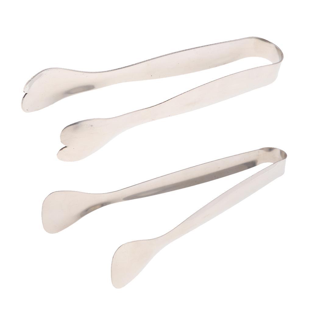 Sugar Tongs Stainless Steel Ice Tongs Kitchen Serving Tong Tea Coffee 12cm