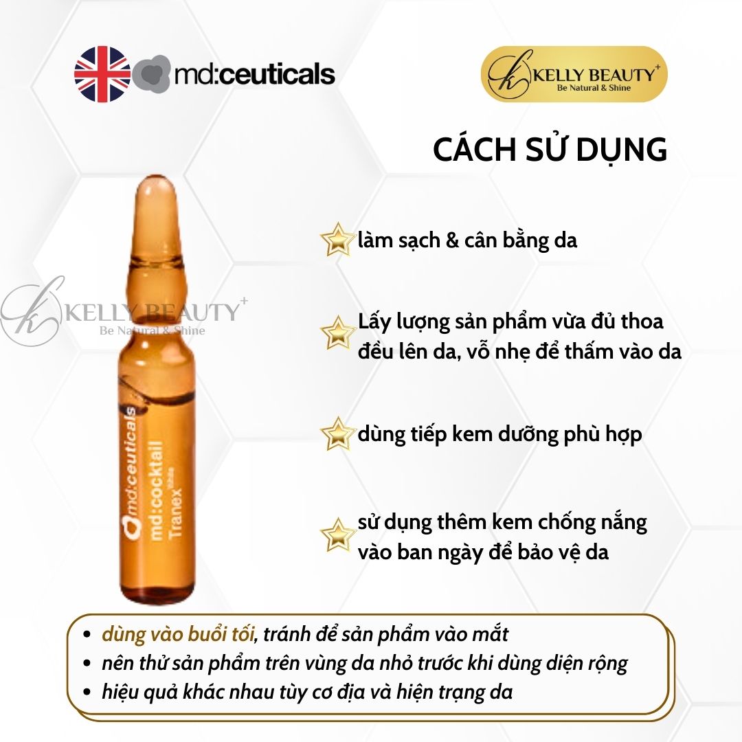 Tinh Chất Trắng Sáng Da MD:Cocktail Tranex White - MD:Ceuticals | Kelly Beauty