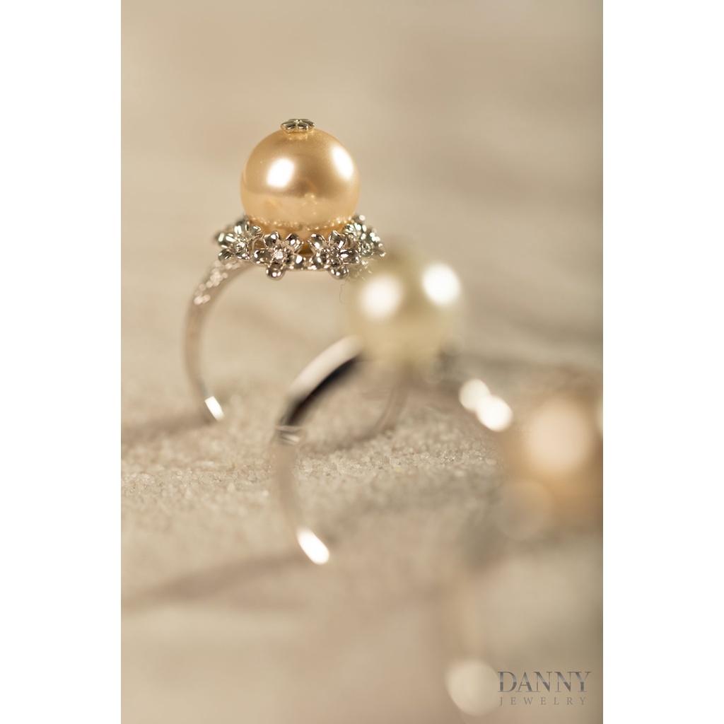 Nhẫn Nữ Danny Jewelry Hoa Ngọc Ốc Bạc 925 Xi Rhodium/xi Vàng 18k/xi Vàng hồng N0078