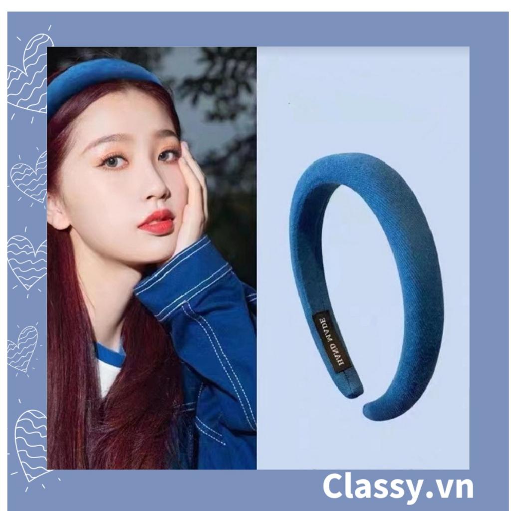Băng đô cài tóc Classy tông màu xanh dương nhiều màu kiểu xinh xắn thanh lịch PK910