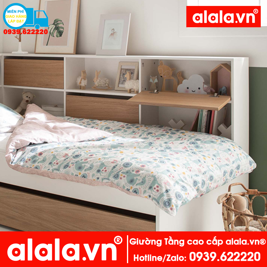 Giường tầng ALALA112 cao cấp - Thương hiệu alala.vn ( trên 1m2, dưới 1m)