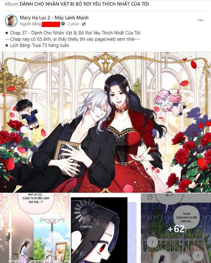 dành cho nhân vật bị bỏ rơi yêu thích nhất của tôi chapter 37.1 1