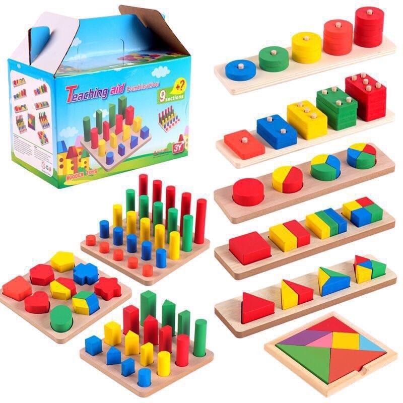 ️Combo 14ps và 9ps giáo cụ montessori