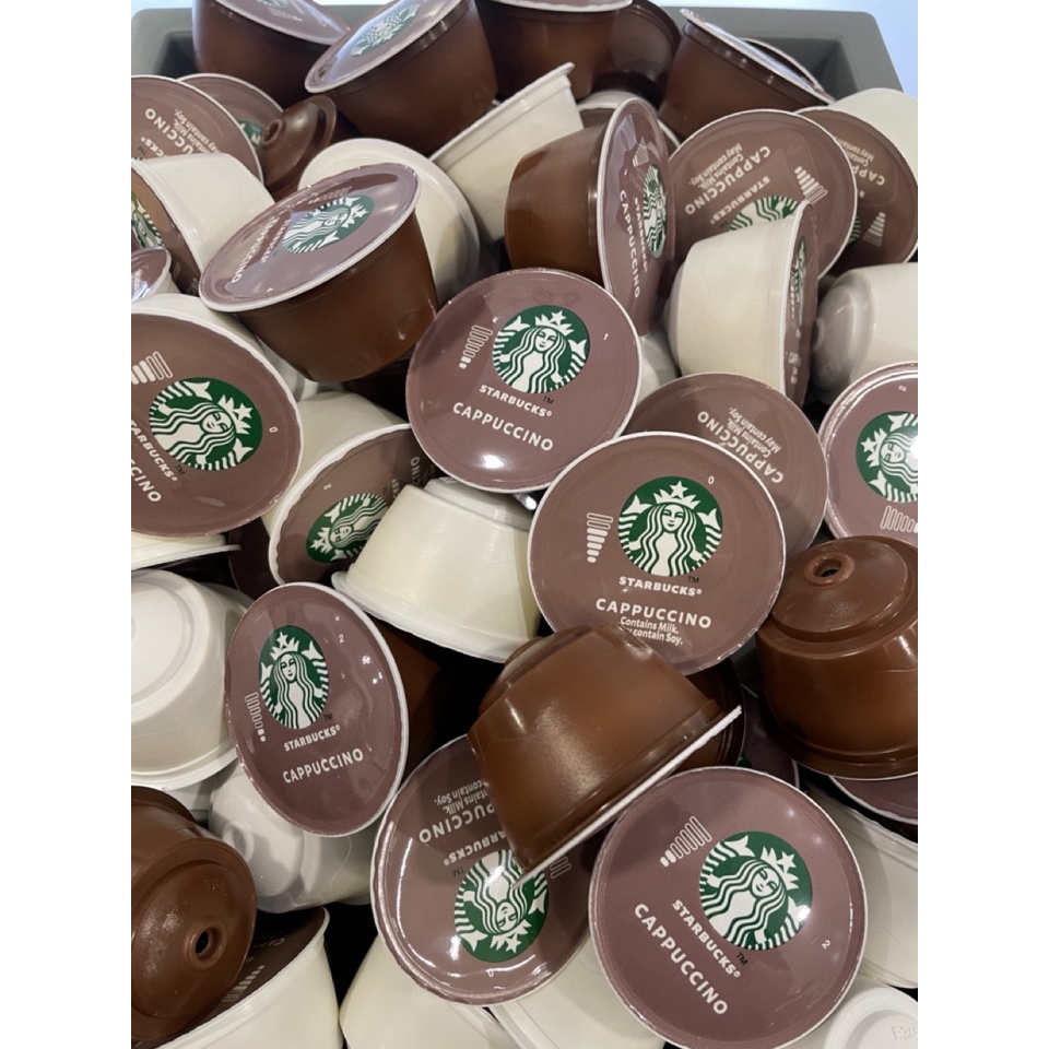 Cà phê viên nén vị Cappuccino Starbucks dành cho máy Dolce Gusto Hàng nhập khẩu Anh hộp 12 viên