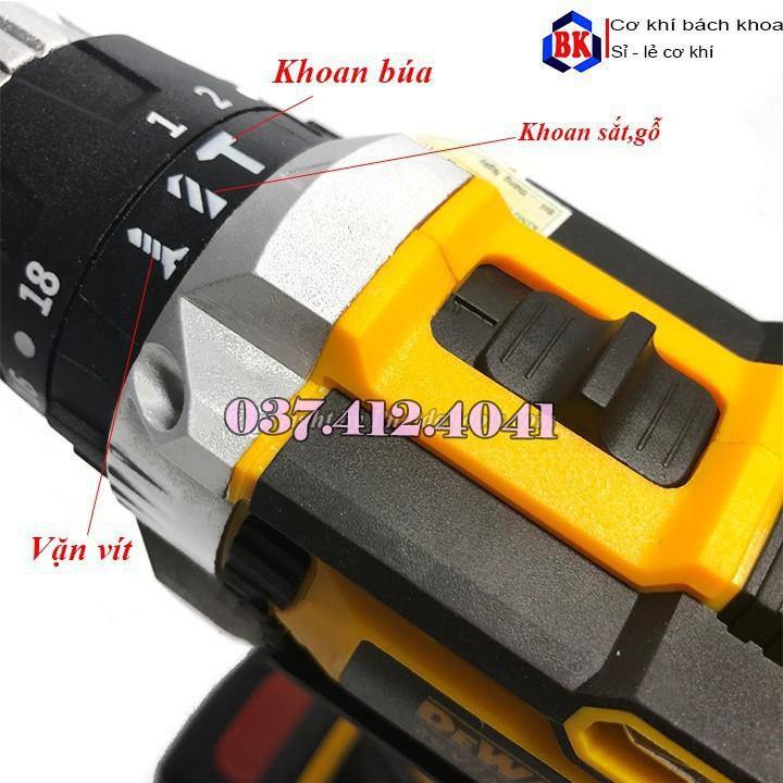 Máy Khoan PIN Dewalt 36V- - 3 Chức Năng - PIN TRÂU 5000mah - Không chổi than