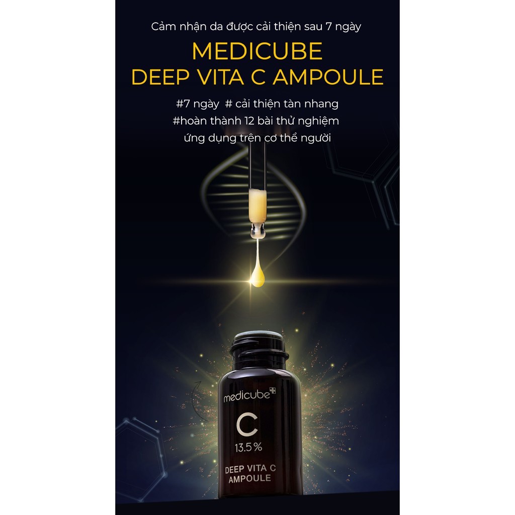 Tinh chất giúp dưỡng trắng medicube DEEP VITA C AMPOULE 30g